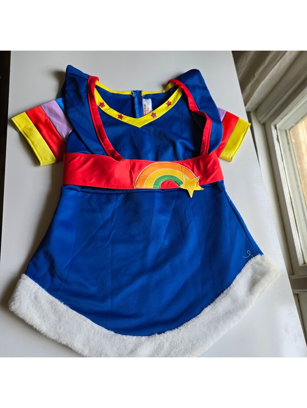 Official Rainbow Brite Costume Dress Adult Size Small 80s Cosplay Halloween